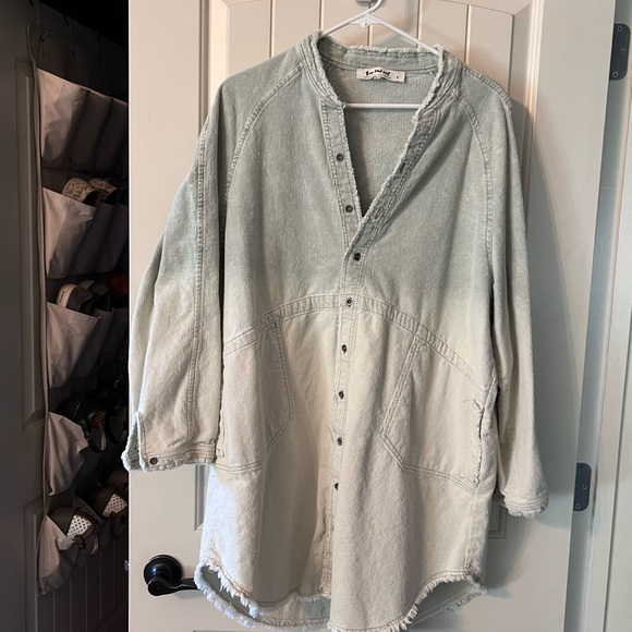 Three birds nest ombré corduroy tunic dress - Picture 2 of 8